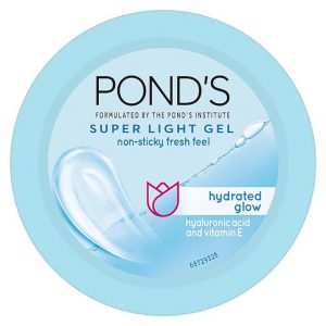 Ponds Super Light Gel Oil-Free Moisturizer with Hyaluronic Acid & Vitamin E