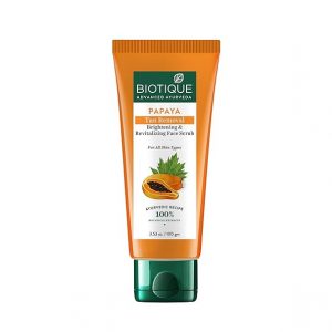 Biotique Bio Papaya Brightening & Revitalizing Tan Removal Face Scrub